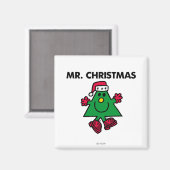 Mr. Kerstmis | Festive Pet & handschoenen Magneet (Voorkant / Achterkant)