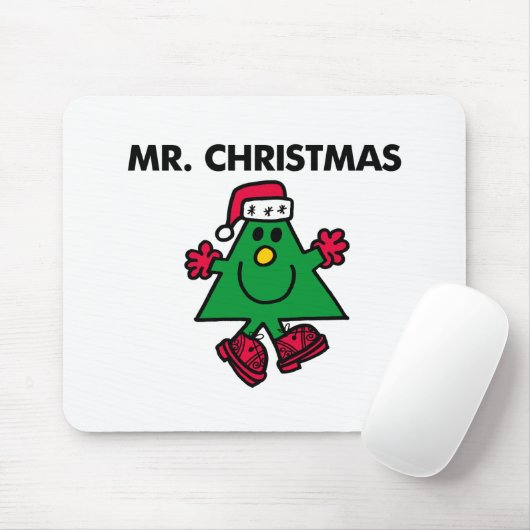 Mr. Kerstmis | Festive Pet & handschoenen Muismat (Met muis)