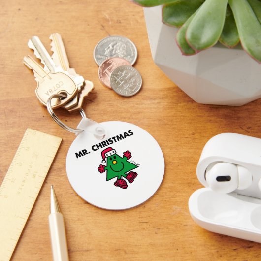 Mr. Kerstmis | Festive Pet & handschoenen Sleutelhanger (Bureau)