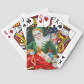 Mr. Kerstmis |  kerstman Pokerkaarten (Achterkant)