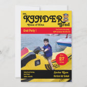 Mr. kinder afstudeerder schattig beer foto Magazin Kaart (Voorkant)