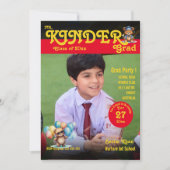 Mr. kinder afstudeerder schattig beer foto Magazin Kaart (Voorkant)