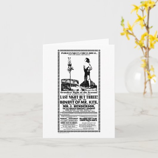 Mr. Kite - Note Kaart (Gele Bloem)