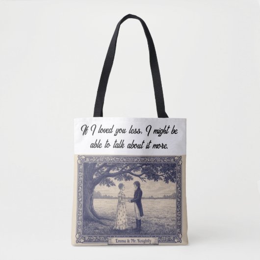 Mr. Knightley's declaration Tote Bag (Voorkant)