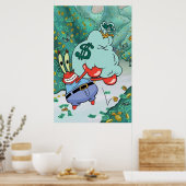 Mr Krabs money meme Poster (Keuken)