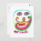 Mr Lafi - Join my comedy club Briefkaart (Voorkant / Achterkant)