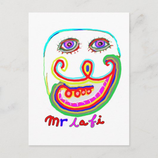 Mr Lafi - Join my comedy club Briefkaart (Voorkant)