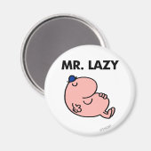 Mr Lazy snoozing away Magneet (Voorkant / Achterkant)