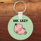 Mr Lazy snoozing away Sleutelhanger (Achterkant)