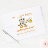 Mr Liquid Bread Square Stickers (Envelop)