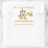 Mr Liquid Bread Square Stickers (Tas)