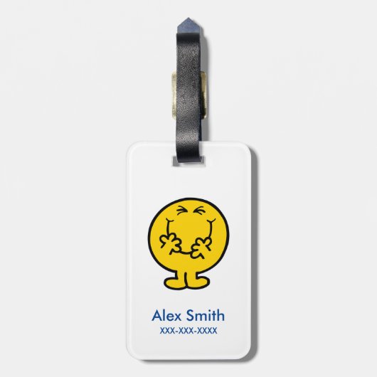 Mr Little & Little Miss Character Pattern Bagagelabel (Achterkant verticaal)