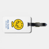 Mr Little & Little Miss Character Pattern Bagagelabel (Achterkant horizontaal)