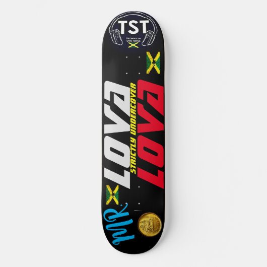 MR LOVA LOVA 8 1/2" Skateboarddek Persoonlijk Skateboard (Voorkant)