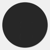 Mr Lova Lova Ronde Sticker (Voorkant)