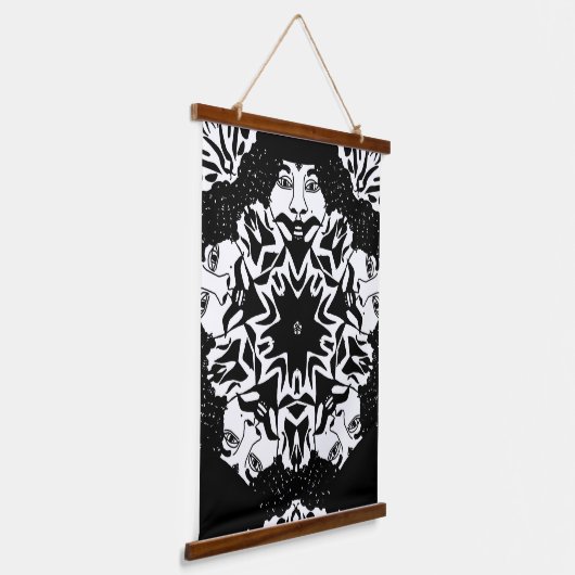 Mr Love Wood Topped Wall Tapestry Hangend Wandkleed (Gebogen)