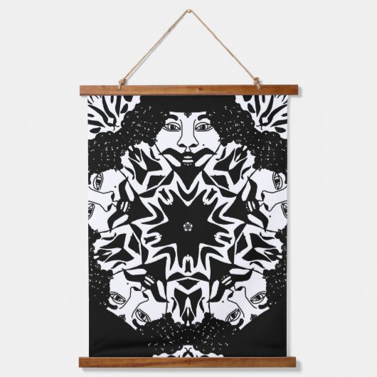 Mr Love Wood Topped Wall Tapestry Hangend Wandkleed (Voorkant 2)