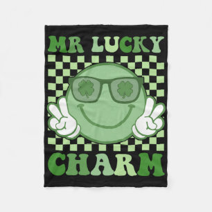 Mr Lucky Charm Broekophangers St. Patricks Day Jon Fleece Deken