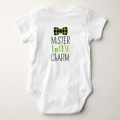Mr Lucky Charm St Patrick's Day Boy Romper (Achterkant)