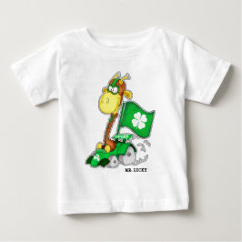 Mr Lucky. Funny Giraffe St.Patrick's Day