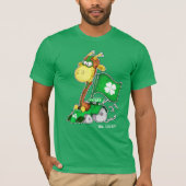 Mr Lucky. Funny Giraffe St.Patrick's Day T-shirt (Voorkant)