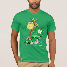 Mr Lucky. Funny Giraffe St.Patrick's Day T-shirt