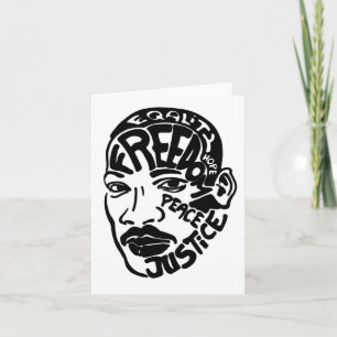 Mr. Luther King Sticker Kaart
