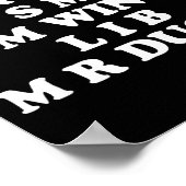 Mr M R Ducks T, Funny Duck Lover, Waterfowl Quote Poster (Hoek)