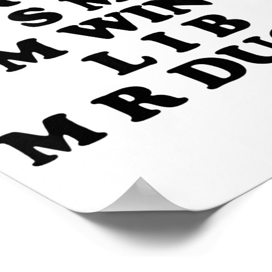 Mr M R Ducks T, Funny Duck Lover, Waterfowl Quote  Poster (Hoek)