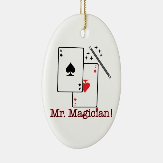 Mr Magicien. Keramisch Ornament (Rechts)