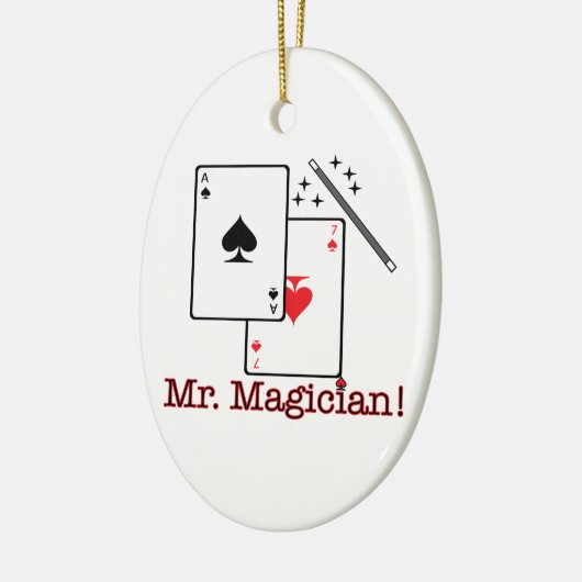 Mr Magicien. Keramisch Ornament (Links)