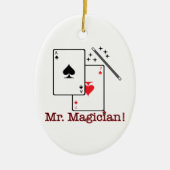 Mr Magicien. Keramisch Ornament (Voorkant)