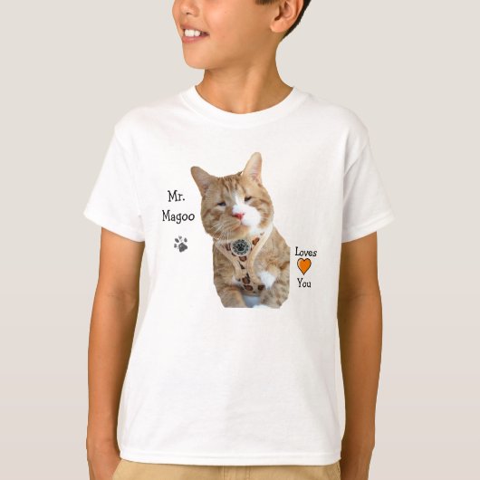 Mr Magoo houdt van u T-shirt (Voorkant)