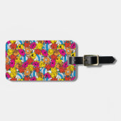 Mr. Mannen en Miss Little Miss | Heldere glimlende Bagagelabel (Voorkant horizontaal)