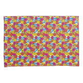 Mr. Mannen en Miss Little Miss | Heldere glimlende Kussensloop (Voorkant-Rechts)