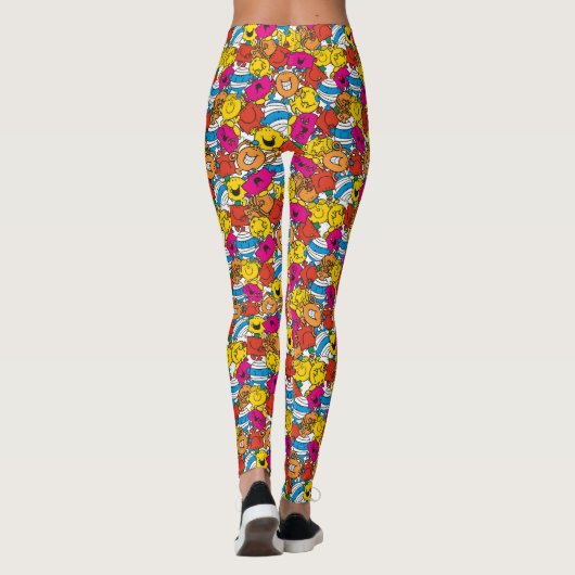 Mr. Mannen en Miss Little Miss | Heldere glimlende Leggings (Achterkant)