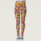 Mr. Mannen en Miss Little Miss | Heldere glimlende Leggings (Voorkant)