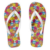 Mr. Mannen en Miss Little Miss | Heldere glimlende Teenslippers (Voetbed)