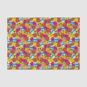 Mr. Mannen en Miss Little Miss Heldere glimlende Tissuepapier