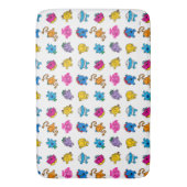 Mr. Mannen en Miss Little Miss | Het danspatroon v Badmat (Voorkant Verticaal)