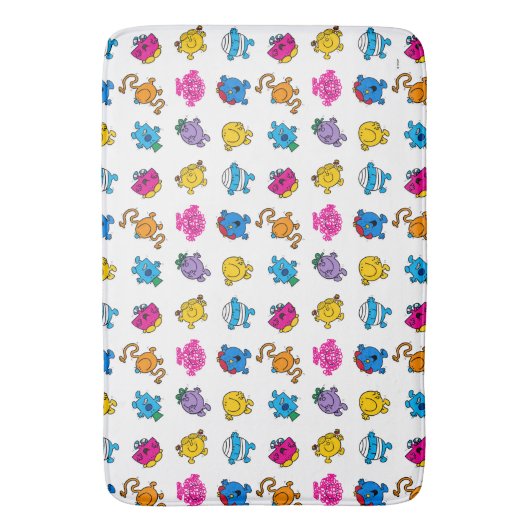 Mr. Mannen en Miss Little Miss | Het danspatroon v Badmat (Voorkant Verticaal)