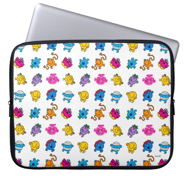 Mr. Mannen en Miss Little Miss | Het danspatroon v Laptop Sleeve (Voorkant)