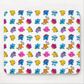 Mr. Mannen en Miss Little Miss | Het danspatroon v Muismat (Voorkant)