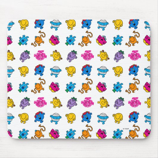 Mr. Mannen en Miss Little Miss | Het danspatroon v Muismat (Voorkant)