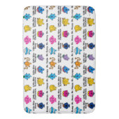 Mr. Mannen en Miss Little Miss | Karakternamen Badmat (Voorkant Verticaal)