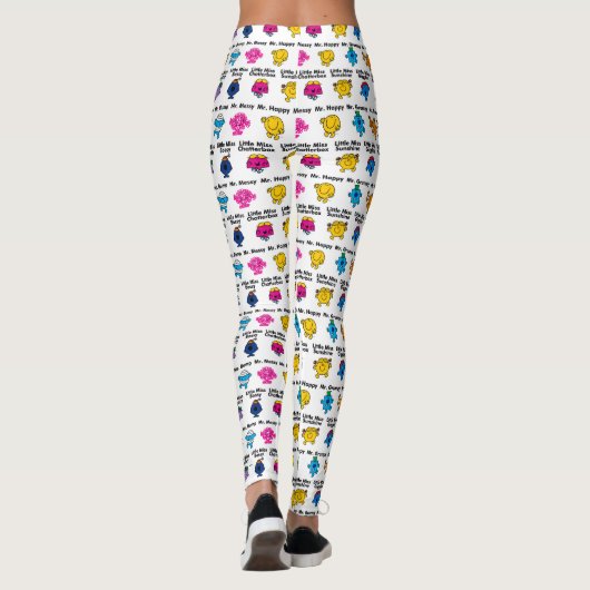 Mr. Mannen en Miss Little Miss | Karakternamen Leggings (Achterkant)