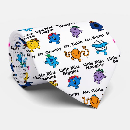 Mr. Mannen en Miss Little Miss | Karakternamen Stropdas (Opgerold)