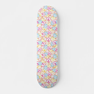 Mr. Mannen en Miss Little Miss   Neon Colors Patte Persoonlijk Skateboard
