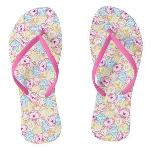 Mr. Mannen en Miss Little Miss Neon Colors Patte Teenslippers