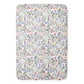 Mr. Mannen en Miss Little Miss | Rainbow Polka Dot Badmat (Voorkant Verticaal)